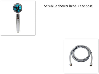 Water-Saving Handheld Shower Head with 360° Rotation and Adjustable Angles