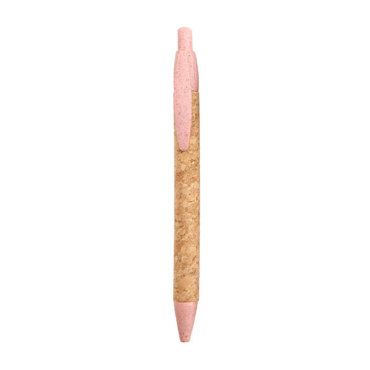 Eco-Friendly Pastel Cork Pens - Sustainable Stationery for Zero-Waste Living