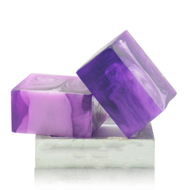 Luxurious Handmade Red Soap with Floral Inclusions - Natural & Biodegradable