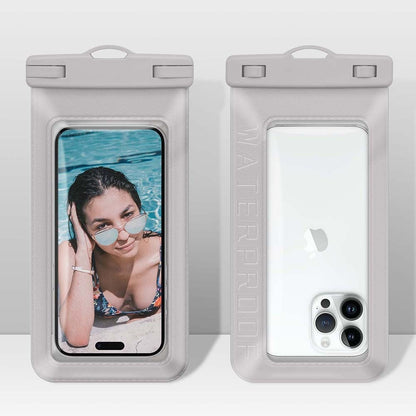 Waterproof Phone Pouch - Light Blue, Durable & Eco-Friendly