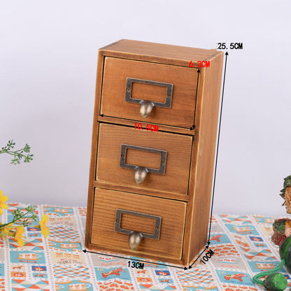 Eco-Friendly Wooden Storage Drawers for Home Organization