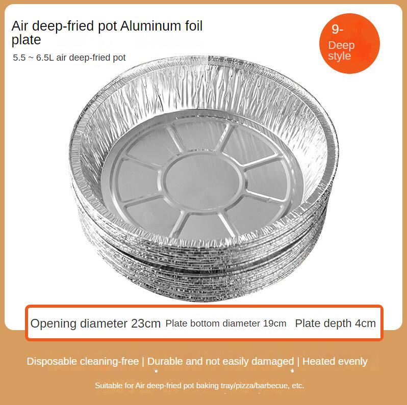 Eco-Friendly Reusable Aluminum Foil Trays for Air Fryers