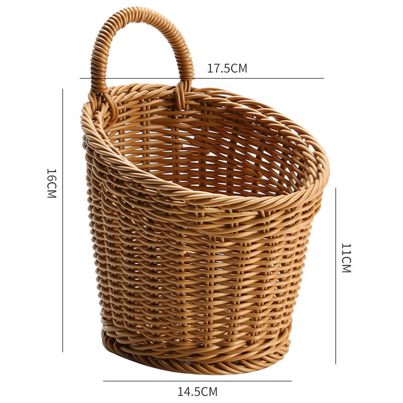 Eco-Friendly Hanging Wicker Baskets for Sustainable Home Organization