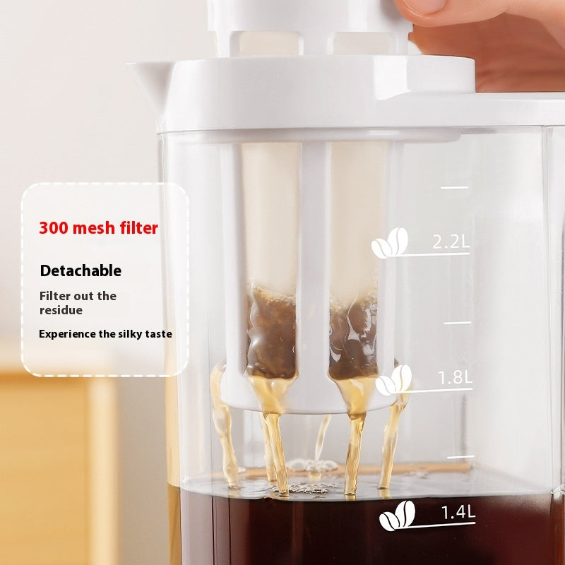 Eco-Friendly Reusable Beverage Pitcher with Measurement Markings