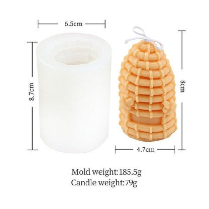 Natural Beeswax Candles - Eco-Friendly, Long-Lasting, Non-Toxic
