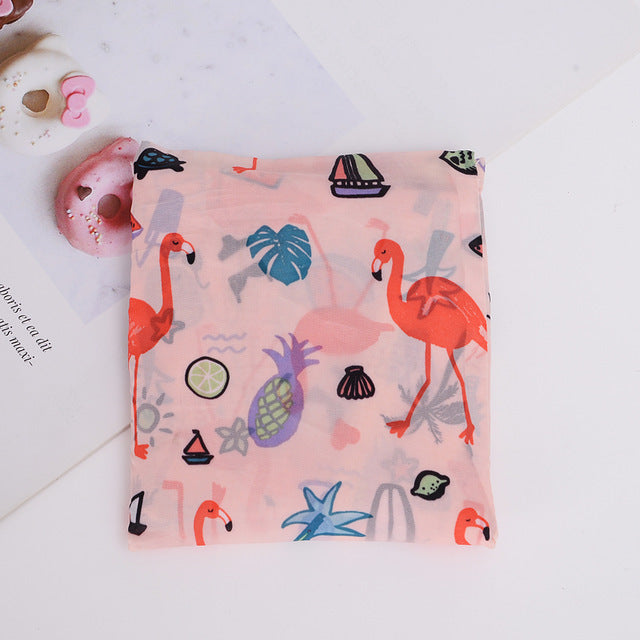 Eco-Friendly Reusable Shopping Bag with Polar Bear Print
