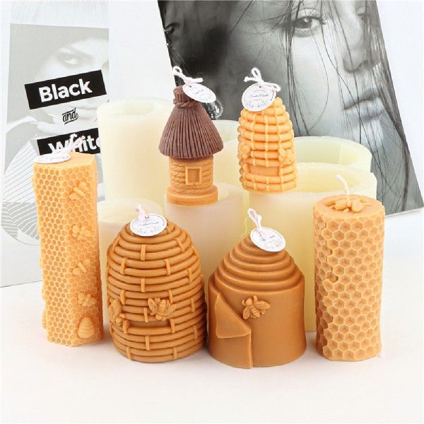 Natural Beeswax Candles - Eco-Friendly, Long-Lasting, Non-Toxic
