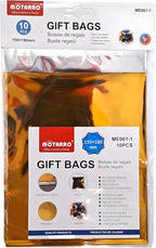 120 Pieces 10 Piece Golden Color Party Favor Bags for Events and Celebrations
