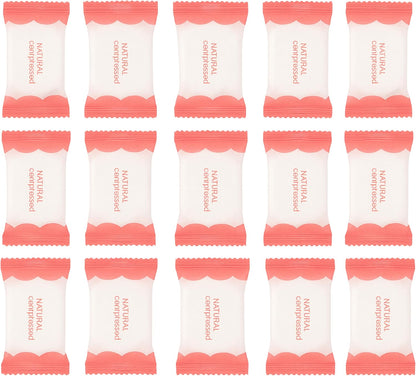 Magic Towel Squeeze Tablets - Pack of 15 Compact Towels