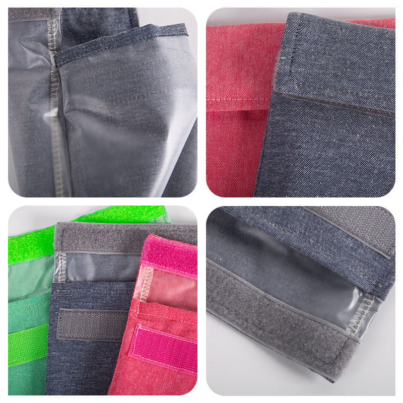 Eco-Friendly Reusable Food Storage Bag - Gray Rectangular Snack Bag