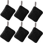 96 Pieces Textured Scrubbing Cloths (Multi-Purpose Cleaning Pads – Black & White – 20.2g – Polyurethane + PET + Polyester – Pack of 6)