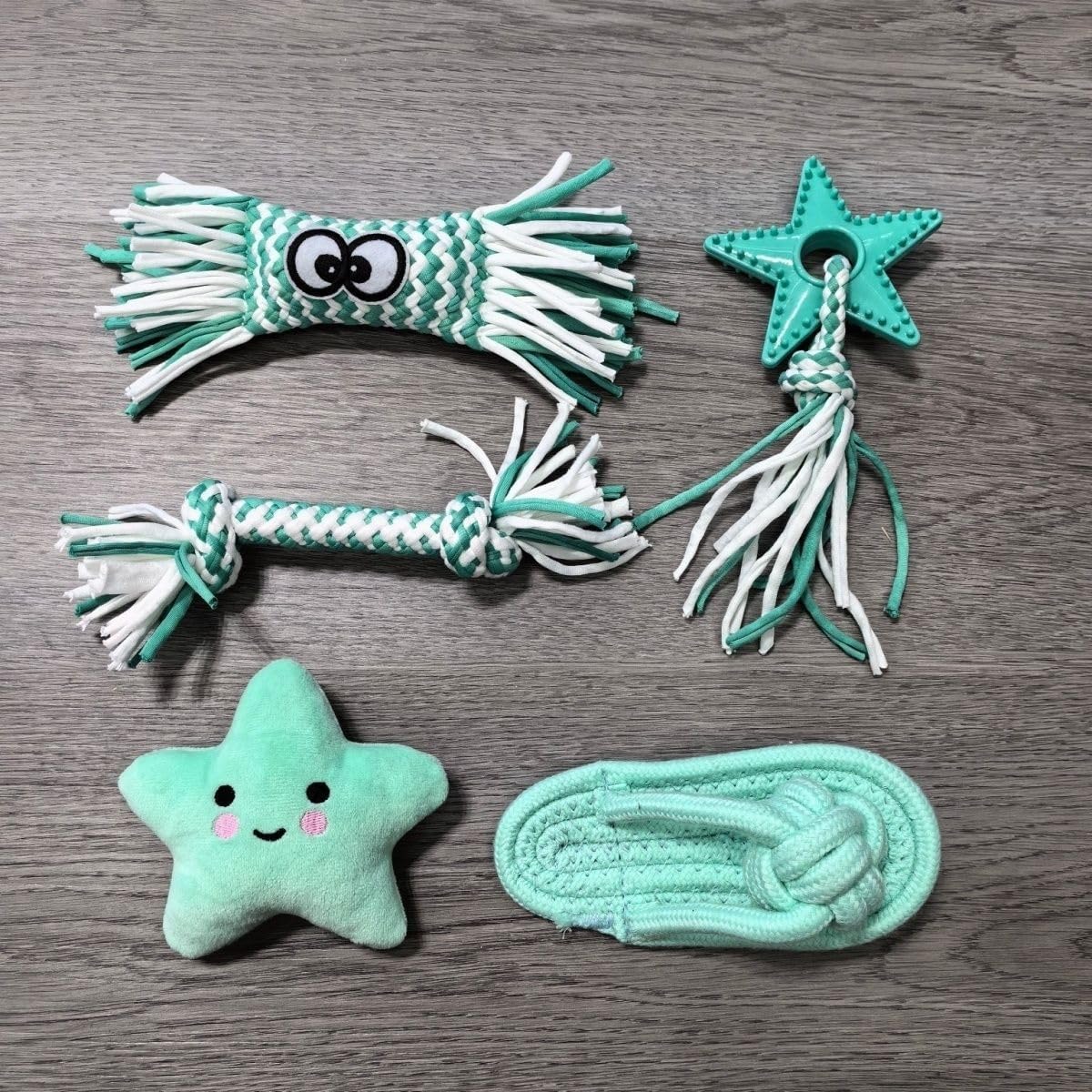 96 Pieces Dog Rope Toy Sets (Assorted Colors – Multi-Color pack of 5)