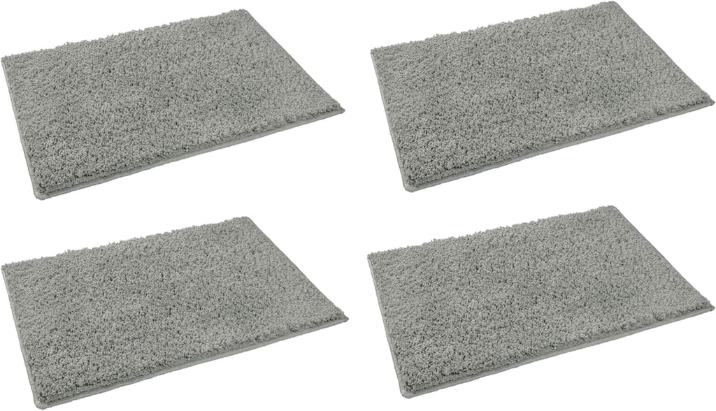 144 Pieces Multi-Functional Groove Cleaning Brush Replacements (Coral Velvet & Brushed Fabric – White – 20cm x 8.5cm x 10cm – Set of 4)