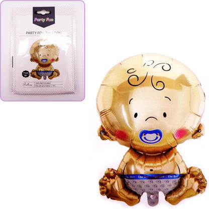 Baby Boy Foil Balloon, 1pcs/Card for Birthday Party Decoration