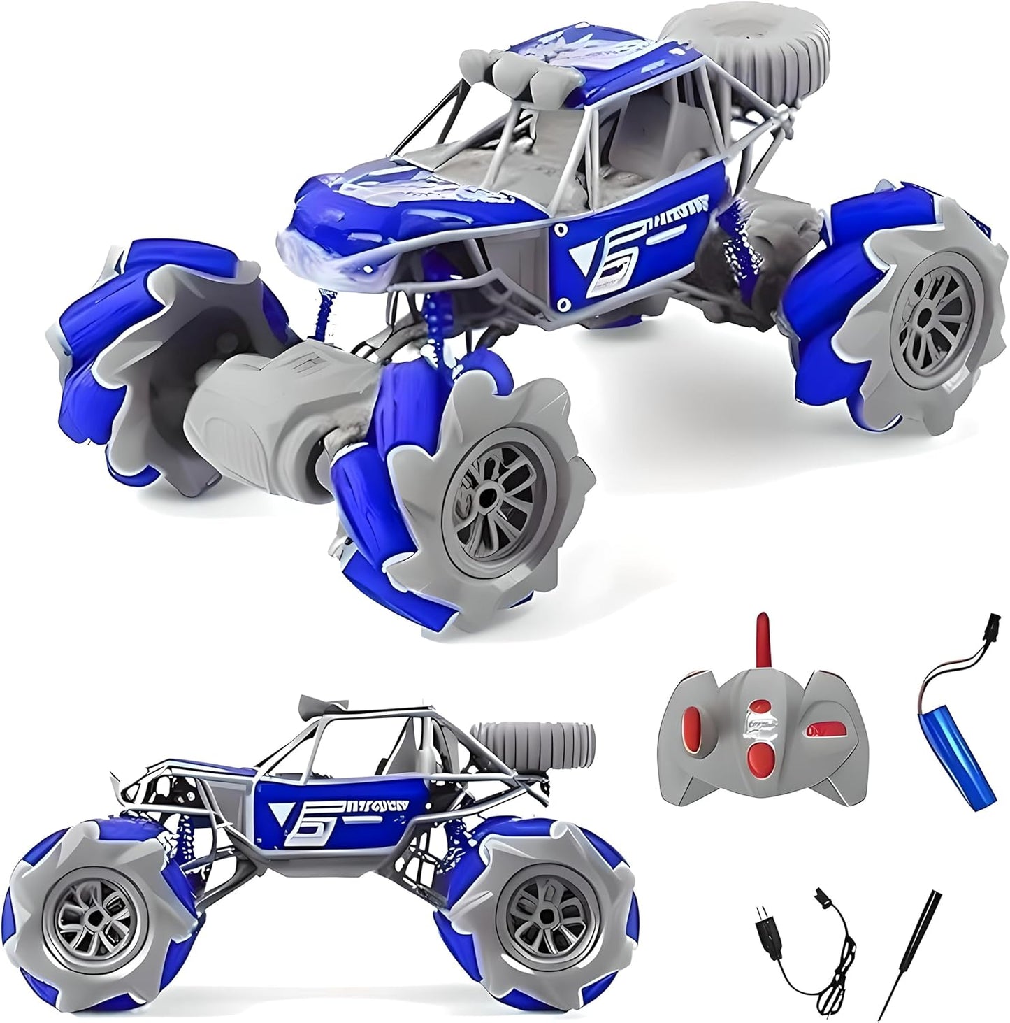 DIY Intelligent Remote Control Car Kit for Kids 6+ | Rechargeable Battery | Easy-to-Build STEM Toy