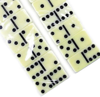 Classic Dominoes Game Set with Wooden Storage Box – Family Board Game for Game Nights, Parties, and Entertainment (Domino Set, Wooden Dominoes, Family Game)