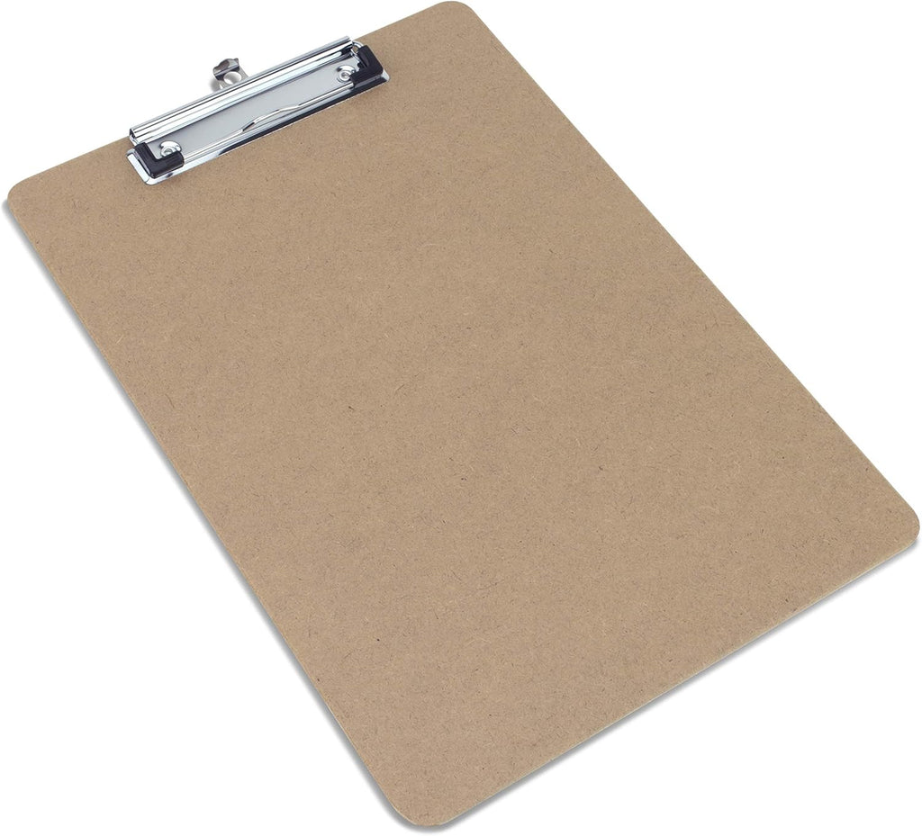 144 Pieces A5 Sheet Folders with Clip (23x15.5cm – 50 Sheet Capacity – Brown)