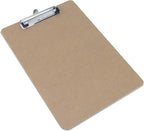 144 Pieces A5 Sheet Folders with Clip (23x15.5cm – 50 Sheet Capacity – Brown)