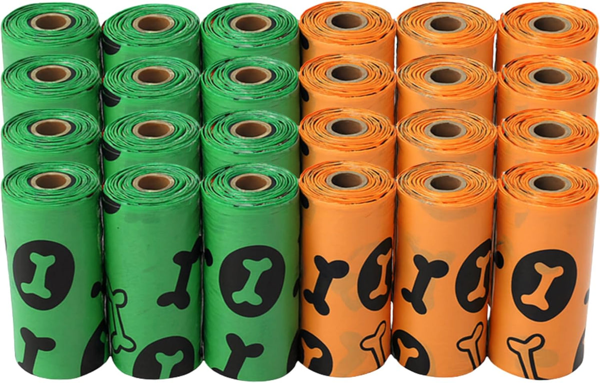 96 Pieces Biodegradable Poop Bags (Pack of 24 – Assorted Colors)