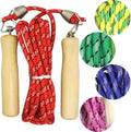 120 Pieces Wooden Handle Long Group Jump Ropes (Multi-Person – Fitness Equipment – For Students Adults)