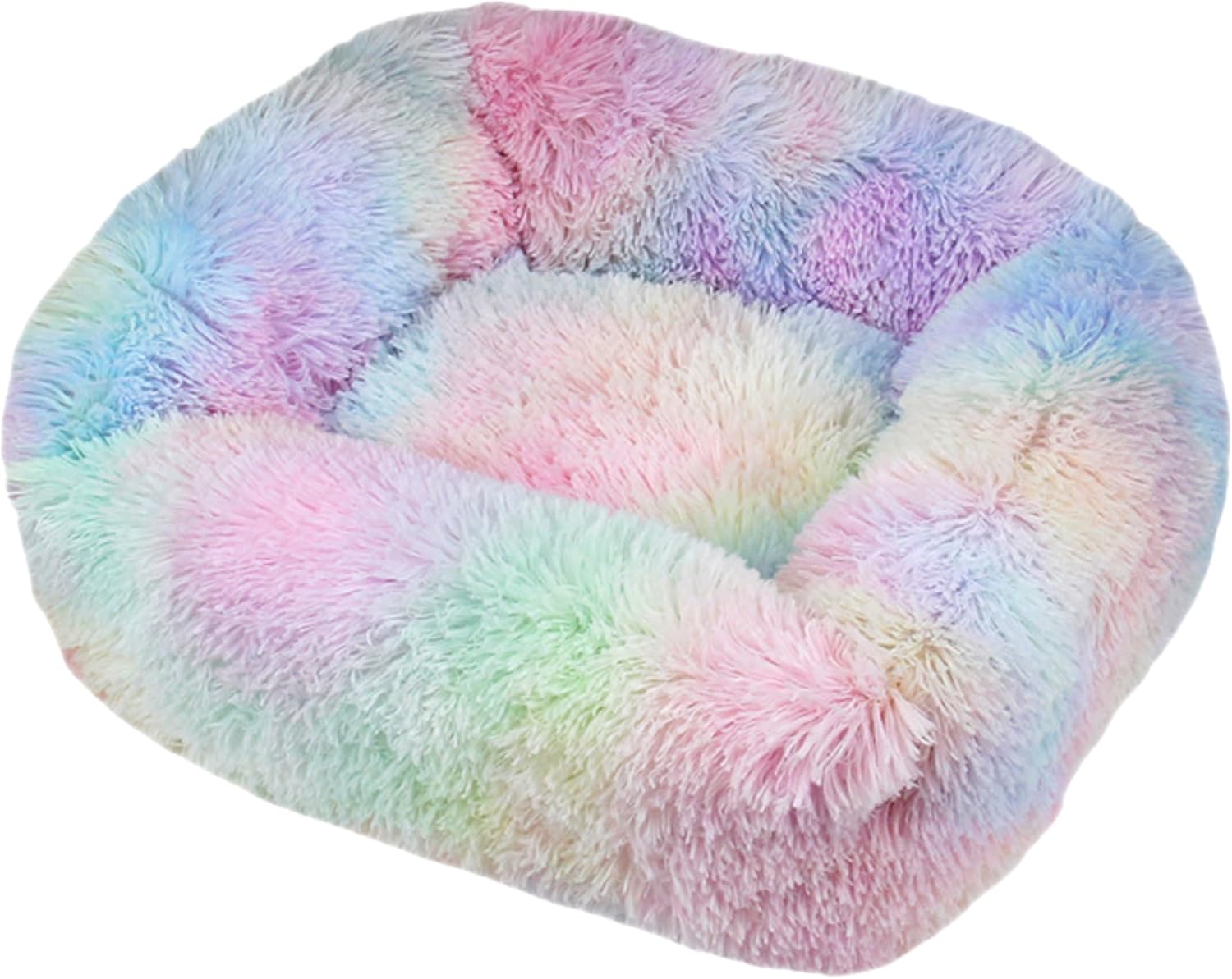 72 Pieces Rainbow Design Pet Bed - Multi-Colors (Medium (66X55 cm))