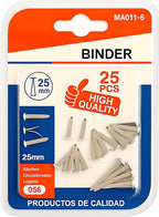 144 Pieces Binder Clips (25mm – 25 Pack – Office Supplies – Paper Clamps – Black Metal Clips for Documents)