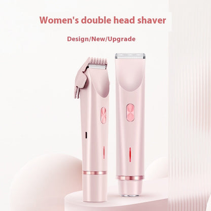 Rechargeable Pink Electric Hair Trimmer for Eco-Friendly Grooming