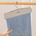 120 Pieces Easy-Grip Pant Hangers (One Clip Design – for Trousers and Skirts – Soft Felt Grip)