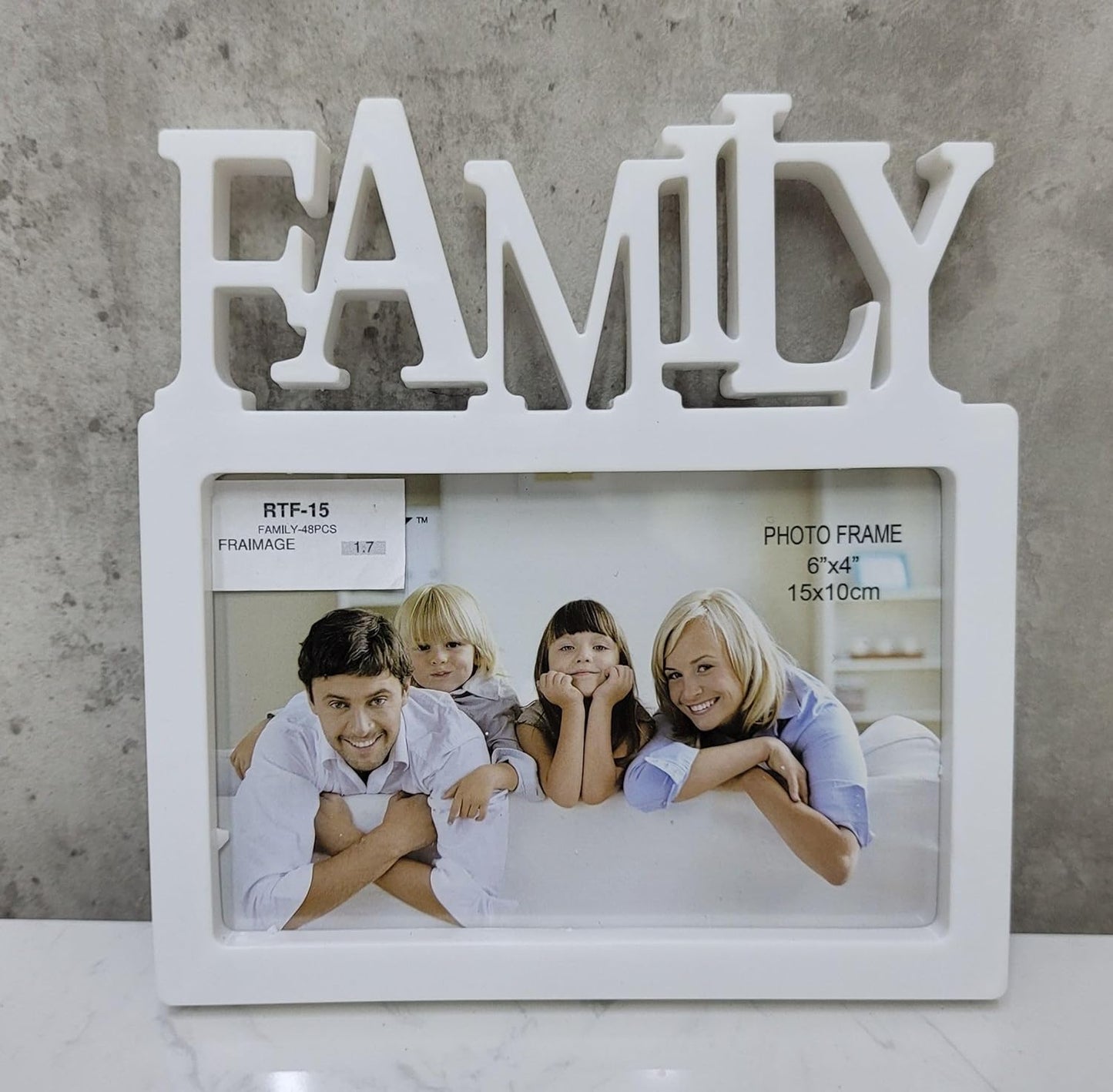 Compact Mini Family Photo Frame 15x10cm - Stylish Picture Display Frame