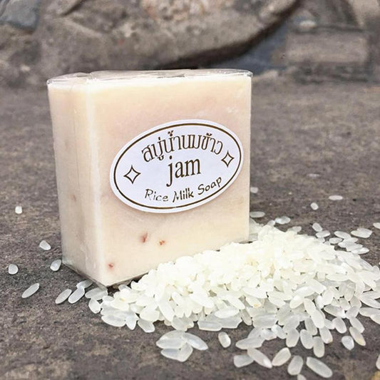 Natural Rice Milk Soap Bar in Eco-Friendly Packaging