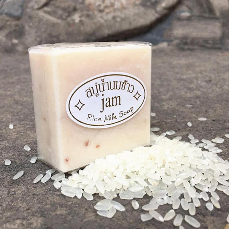 Natural Rice Milk Soap Bar - Eco-Friendly, Biodegradable, Plastic-Free