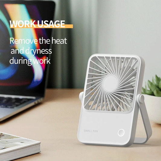 Portable Energy-Efficient Desk Fan for Personal Cooling