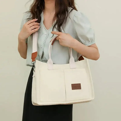 Eco-Friendly Reusable Tote Bag - Sustainable Canvas Bag for Daily Use