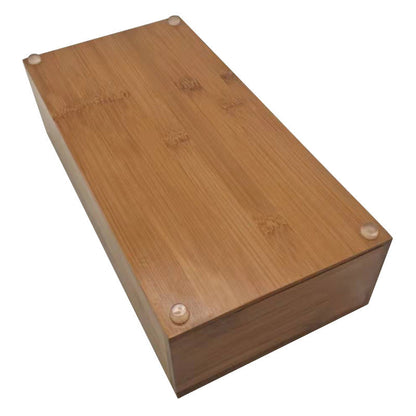 Eco-Friendly Bamboo Drawer Organizer with Adjustable Dividers