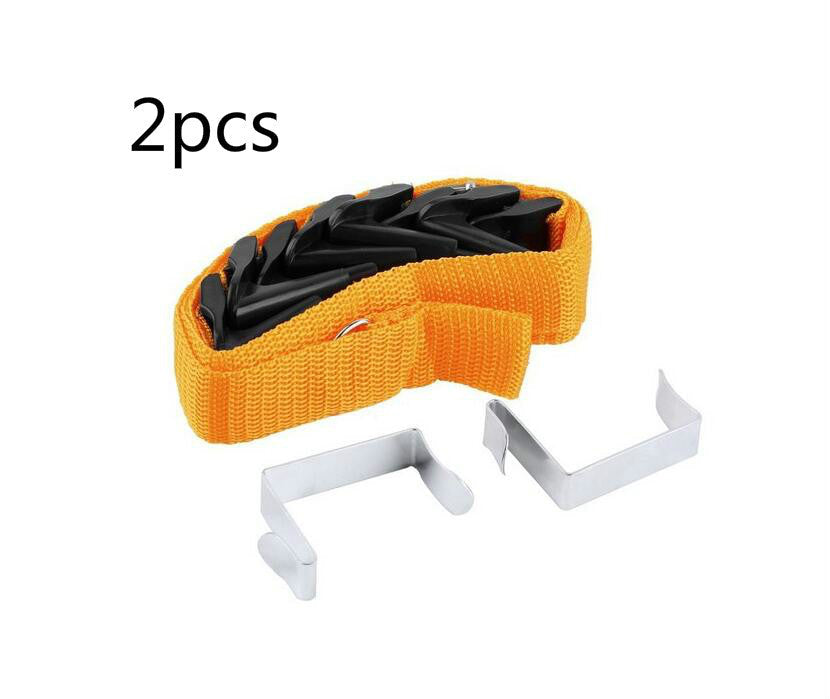 Multi-Color Hanging Straps with Clips for Space-Saving Organization