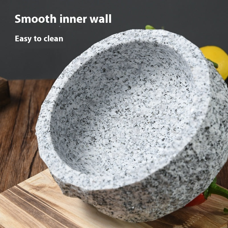 Eco-Friendly Natural Stone Bowl for Kitchen & Bathroom