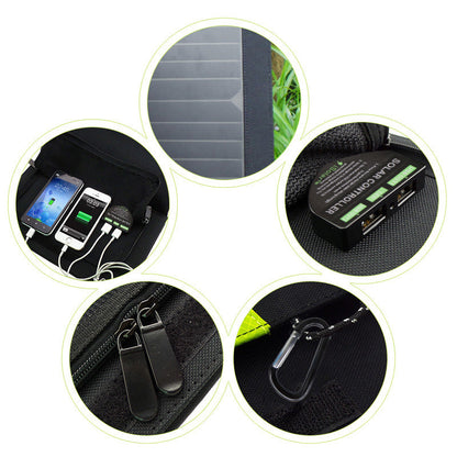 Portable Foldable Solar Panel Charger for Eco-Friendly Energy