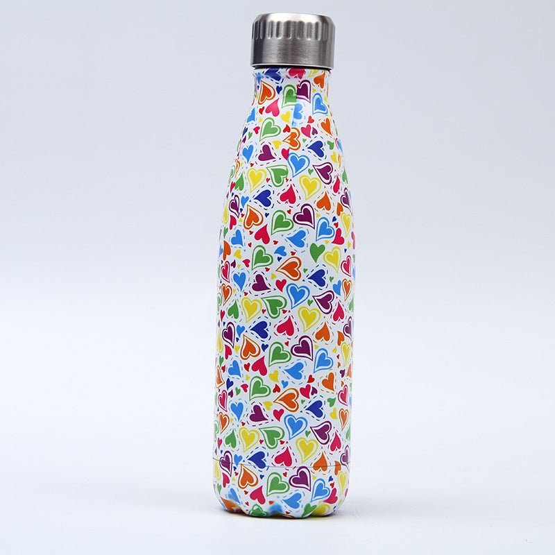 Insulated Stainless Steel Water Bottle - Eco-Friendly, Reusable, 500ml