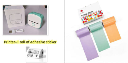 Compact Eco-Friendly Portable Label Printer for Home Organization