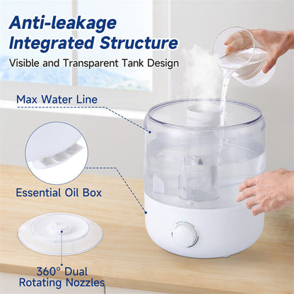 Compact BPA-Free Humidifier for Enhanced Air Quality
