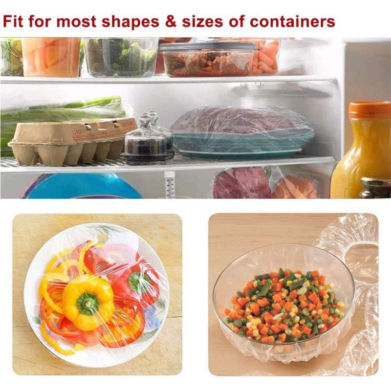 Eco-Friendly Reusable Silicone Bowl Covers - Transparent, Round, Stretchable