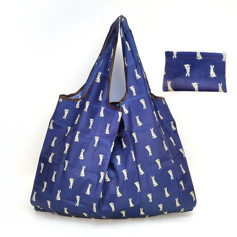 Eco-Friendly Reusable Shopping Bag with Teddy Bear Print