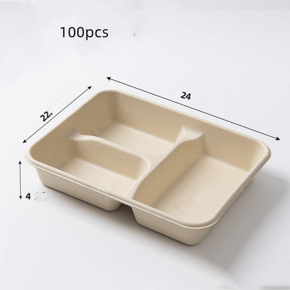 Eco-Friendly Biodegradable Compartmentalized Trays for Sustainable Living