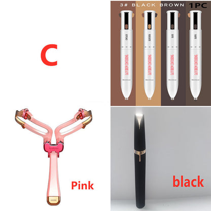 Eco-Friendly Eyebrow Trimmer Set - Manual & Electric Options for Sustainable Grooming