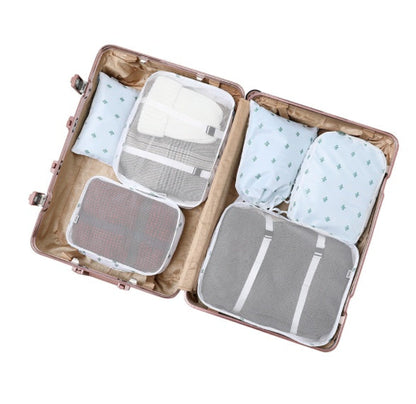 Eco-Friendly Travel and Storage Organizer Set - Light Blue