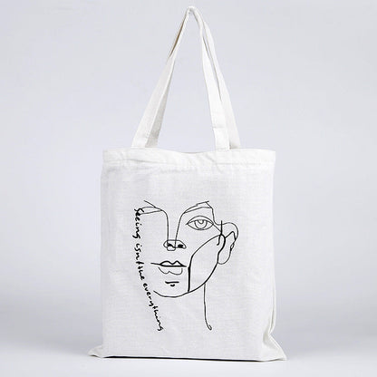Eco-Friendly Reusable Cotton Tote Bag - Sustainable Shopping Solution