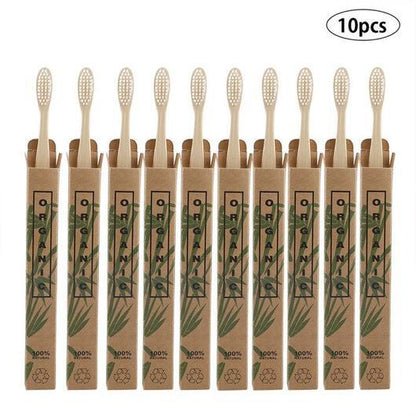 Eco-Friendly Bamboo Toothbrush Set - Sustainable Oral Care