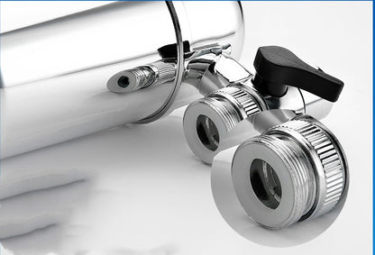Silver Faucet Water Filter - Eco-Friendly, Water-Saving, Durable