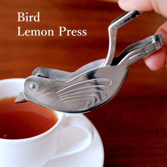 Bird-Shaped Stainless Steel Lemon Press