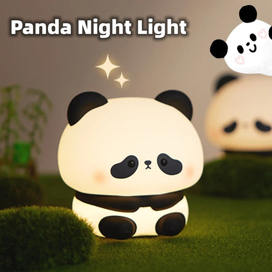 Eco-Friendly Panda Night Light - Portable LED for Kids